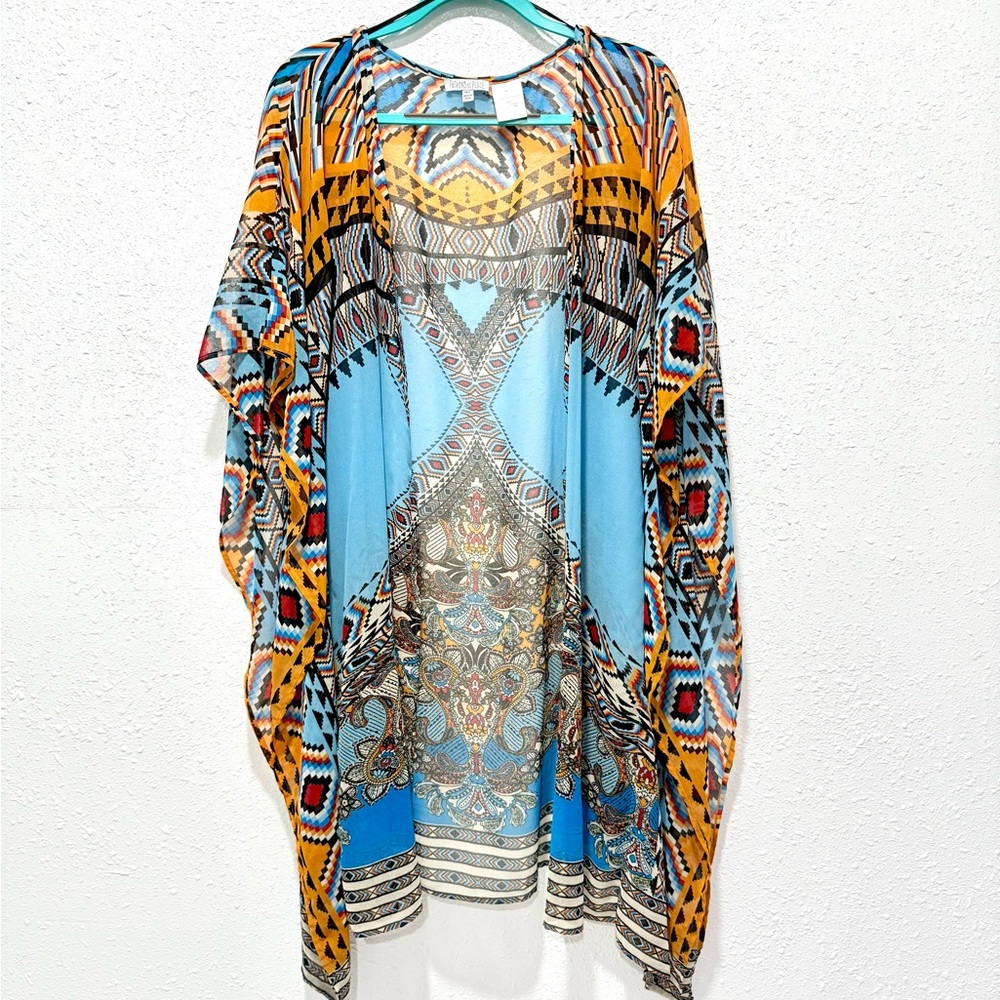 Patrons of Peace Multicolor Kimono Cardigan M/L‎